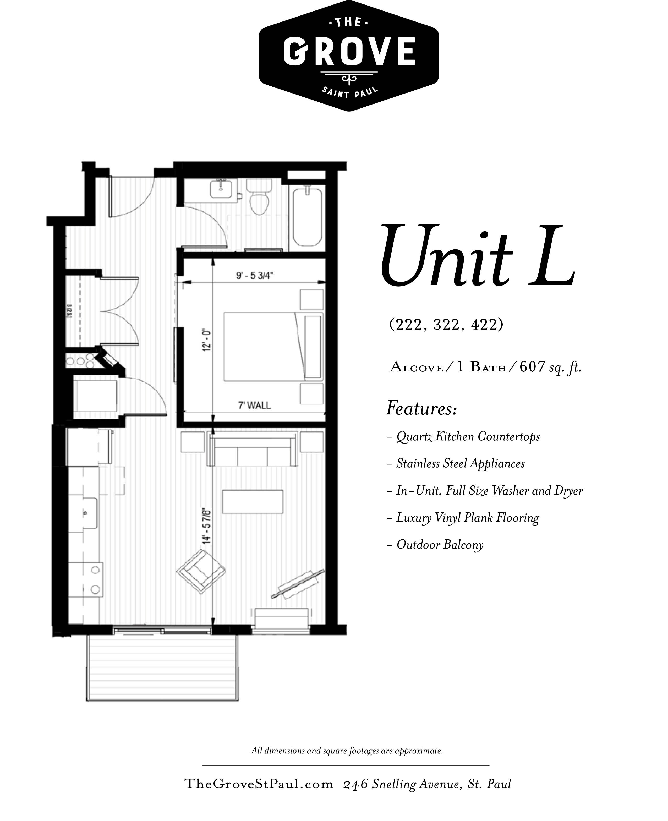 Luxury Studio, 1, 2 & 3 Bedroom Apartments in St. Paul, MN